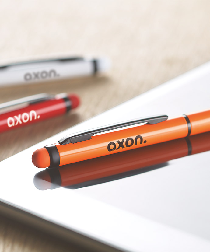 En penn som viser en populær trykkplassering.