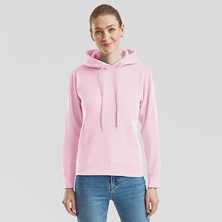 Fruit of the Loom Lady-Fit Classic Hooded Sweat - light pink