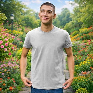 Neutral Mens Fitted T-shirt - ash