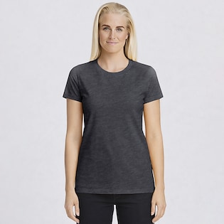 Neutral Ladies Fitted T-shirt - dark heather