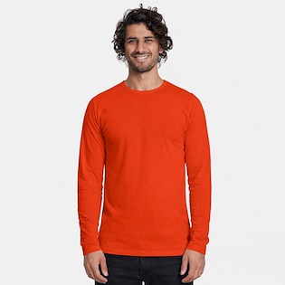 Neutral Mens Longsleeve T-shirt - oransje