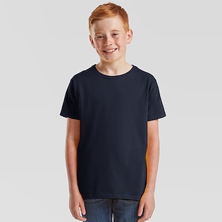 Fruit of the Loom Kids Iconic T - deep navy