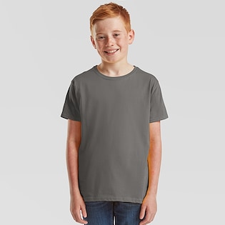 Fruit of the Loom Kids Iconic T - light graphite