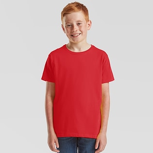 Fruit of the Loom Kids Iconic T - red