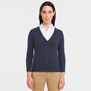 Russell Ladies´ V-Neck Knitted Cardigan 715F