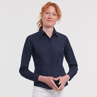 Russell Ladies´ Long Sleeve Fitted Polycotton Shirt 924F