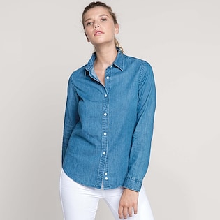 Kariban Ladies´ Chambray Shirt
