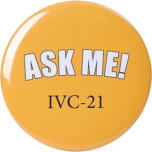 Reklameknapp Topic 100 mm