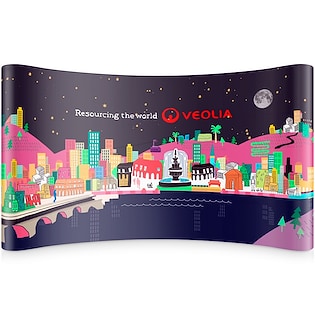 Messevegg Pop Up XL, 395 cm