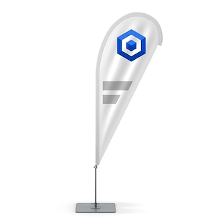 Beachflagg Drop XL, 520 cm