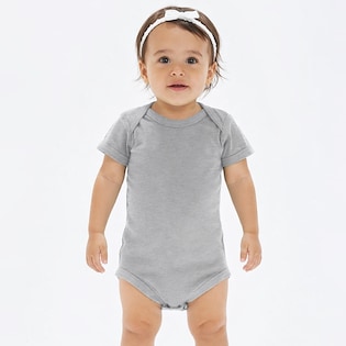 Babybugz Baby Bodysuit - heather grey melange
