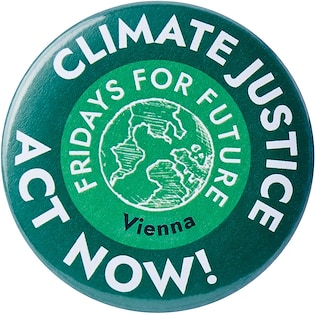 Reklameknapp Bio Clip 56 mm