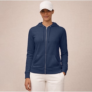 B&C Organic Zipped Hood Women - navy