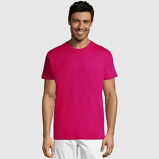 SOL's Regent Unisex T-shirt - fuchsia