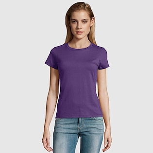SOL's Imperial Women T-shirt - dark purple