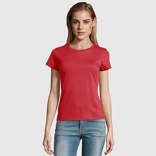 SOL's Imperial Women T-shirt - red