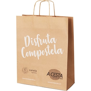 Papirpose Tango Brown 40 x 32 x 12 cm