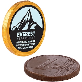 Sjokolademynt Europa, 38 mm