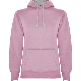 Roly Urban Women´s Hoodie - light pink/ marl grey