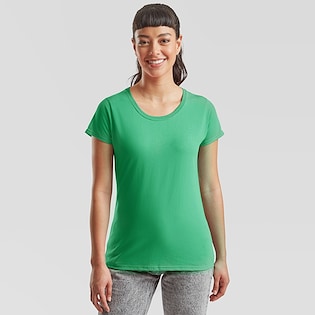 Fruit of the Loom Lady-fit Valueweight T - kelly green